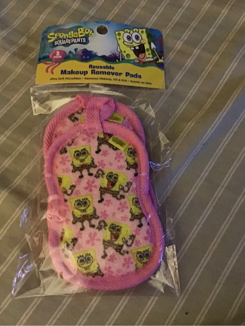 SpongeBob SquarePants Pink Exfoliating Gloves + Accessories